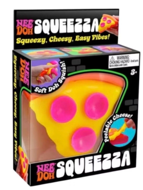 Nee Doh Other - Orange NeeDoh Squeezza Pizza Squishy Toy